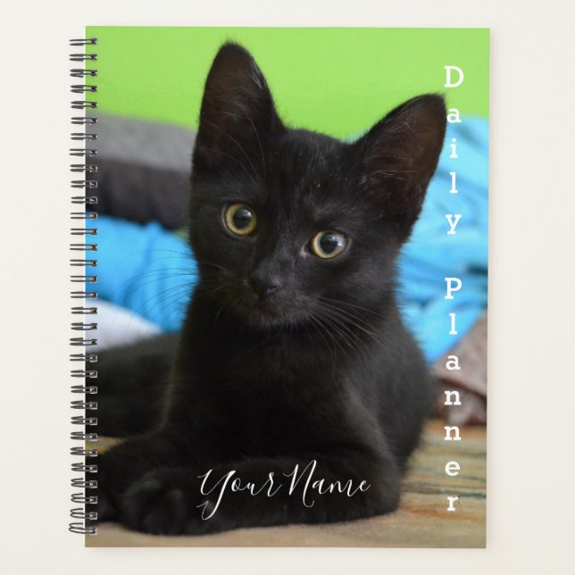Planificateur quotidien - Black Kitten- HAMbWG (Devant)