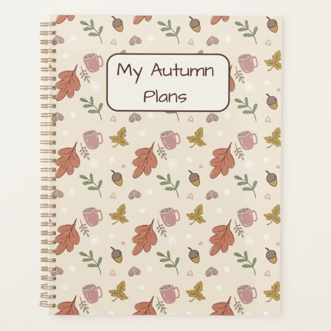 Planificateur quotidien Cozy Fall Vibes (Devant)