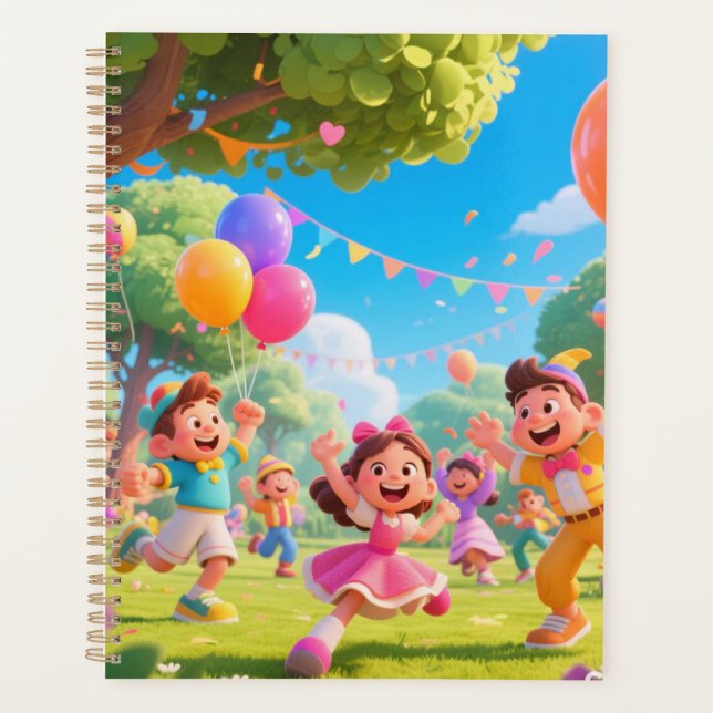 🎈 Planificateur Quotidien d'Aventure Joyeux | Amu (Devant)