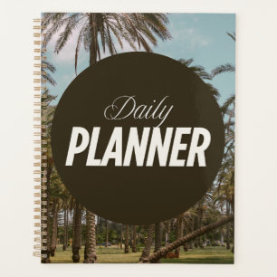 Planificateur quotidien des palmiers tropicaux