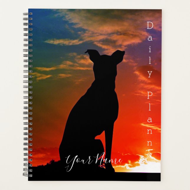 Planificateur quotidien Dog Shadow - HAMbWG (Devant)