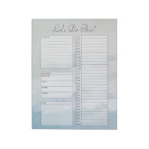 Planificateur quotidien et bloc-notes de liste de
