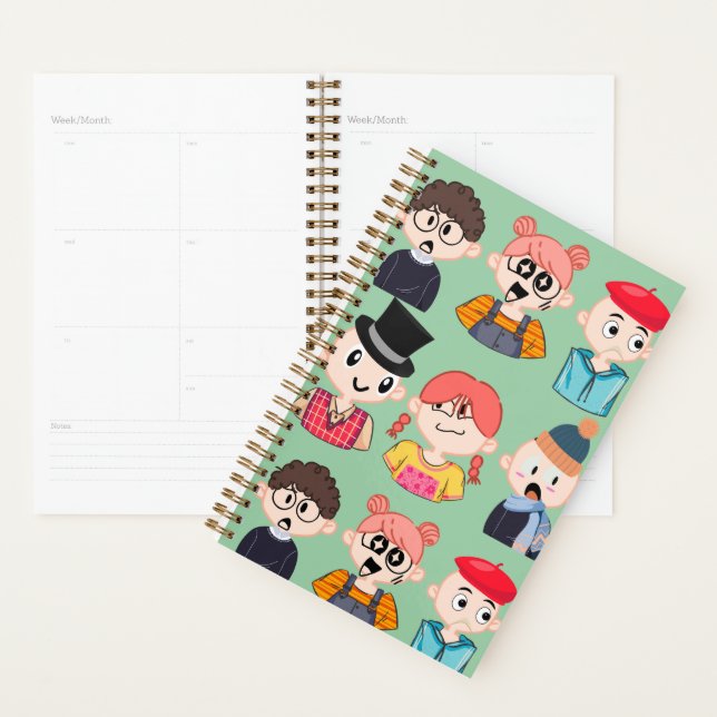 Planificateur quotidien Geek Chic (Devant avec enveloppe)