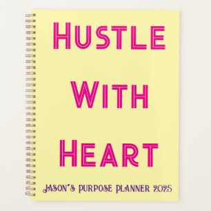 Planificateur Quotidien - Hustle With Heart Custom