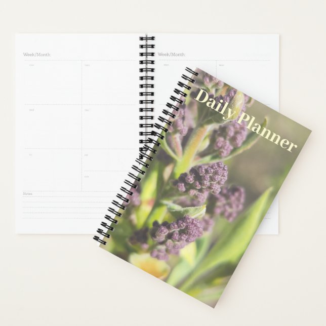Planificateur quotidien Lilac Buds (Devant avec enveloppe)
