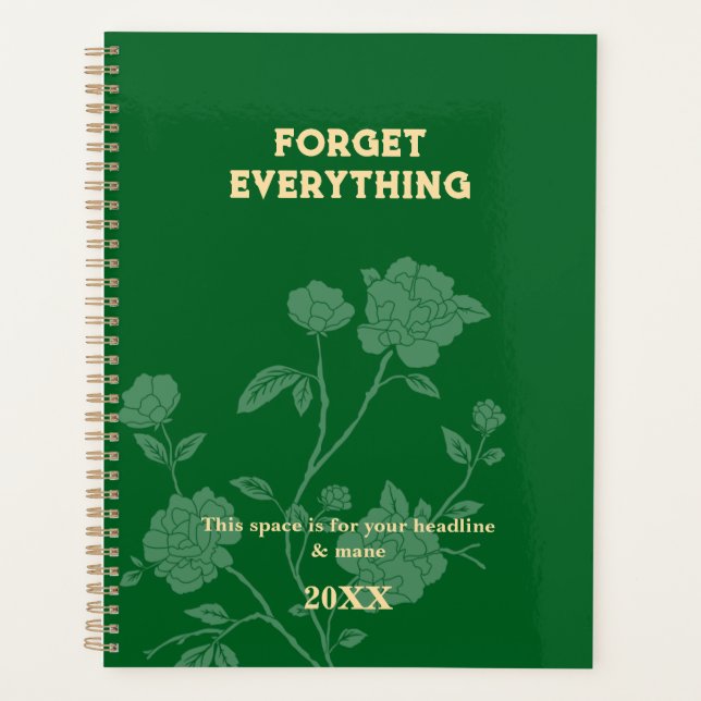 Planificateur quotidien minimaliste - Élégant et a (Devant)