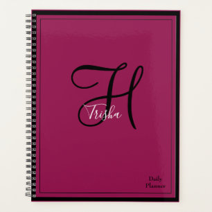 Planificateur quotidien Monogram avec couverture d