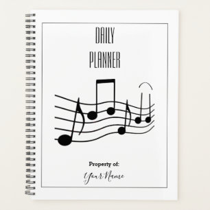 Planificateur quotidien - Notes musicales - HAMbWG