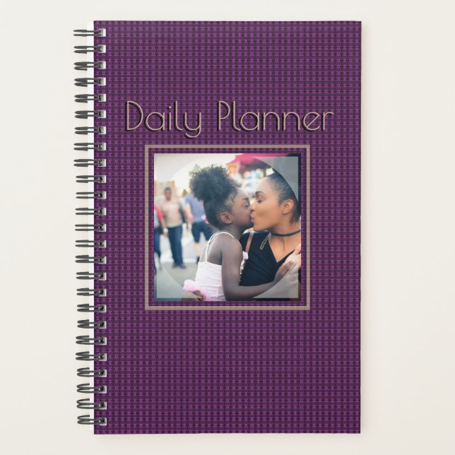 Planificateur quotidien petit - Motif Aemthyst de  (Devant)