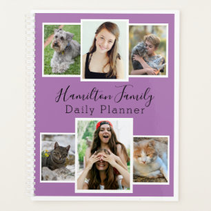 Planificateur quotidien photo - Prune pourpre HAMb