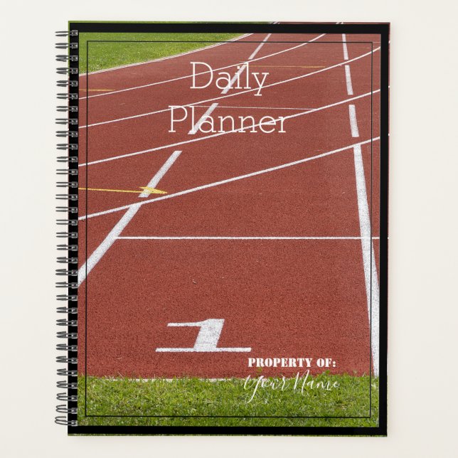 Planificateur quotidien - Thème Athlétisme - HAMbW (Devant)