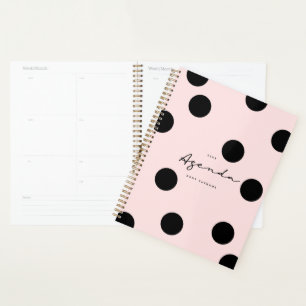 Planificateur rose Agenda