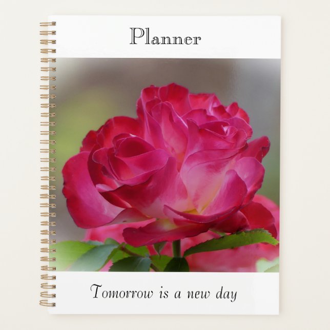 Planificateur Rose de Beauté (Devant)
