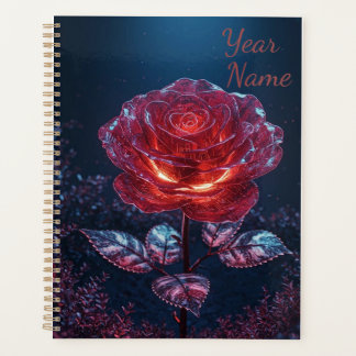 Planificateur Rose Rouge Foncé