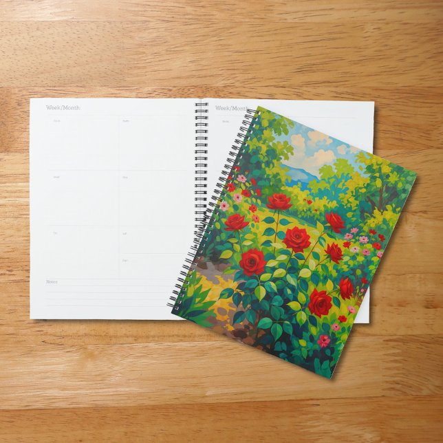 Planificateur Roses Rouges (Planner with red roses)