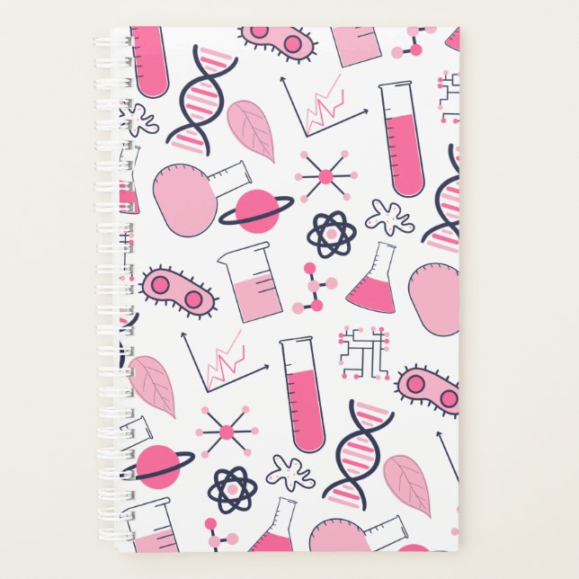 Planificateur scientifique rose (Devant)