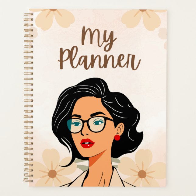 Planificateur tendance "Mon Planificateur" | Illus (Devant)