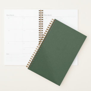 Planificateur Texturé Vert 5,5x8,5 pour Maison ou