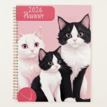 Planificateur Three Kitties 2026