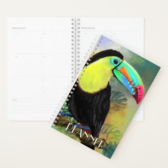Planificateur Toco Toucan (Devant avec enveloppe)