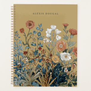 Planificateur vintage de fleurs de William Morris