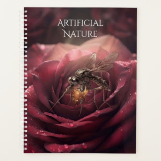 Planificateur Vintage : Insecte Steampunk sur Rose