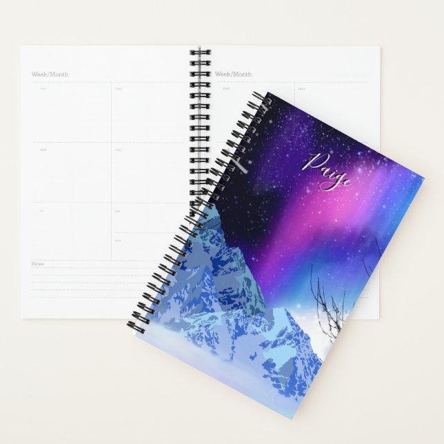 Planificateur Wonderlights d'hiver (Devant avec enveloppe)