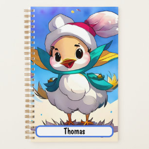 Planner Birdie Avec Nametag Personnalisable