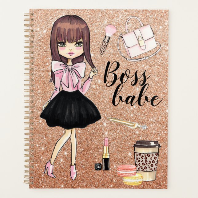 Planner de fille chic et sauvage (Devant)