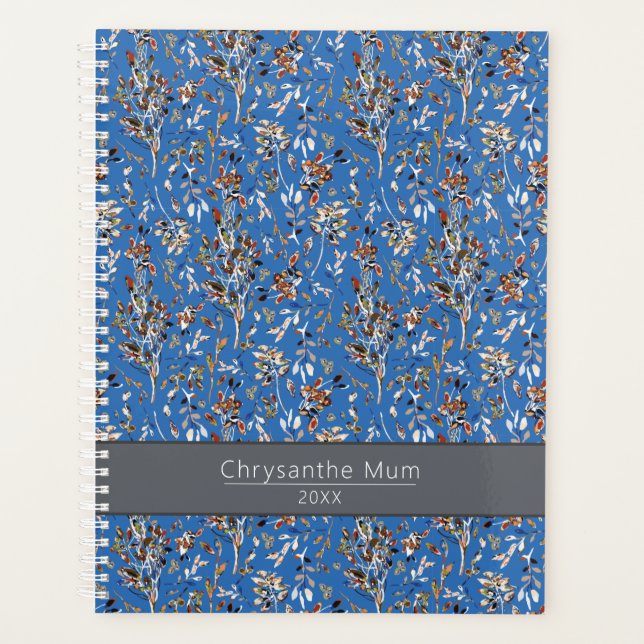 Planner Elegant Feuille Berries Motif botanique (Devant)