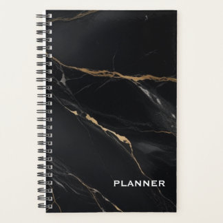 PLANNER EN MARBRE NOIR
