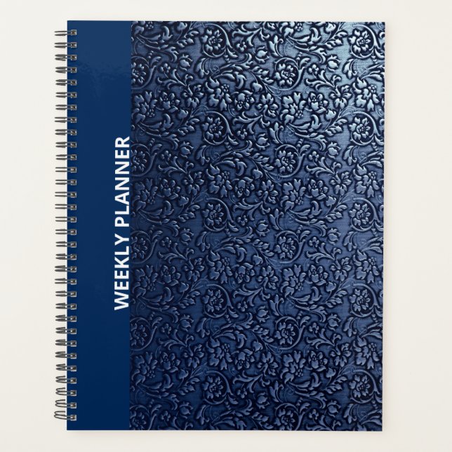 PLANNER HEBDOMADAIRE BLEU (Devant)
