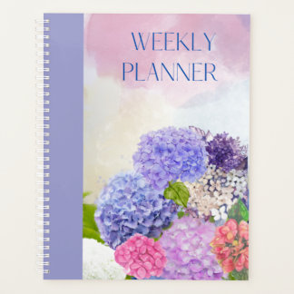 PLANNER HEBDOMADAIRE DES FLEURS D'HYDRANGÉE
