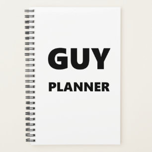 Planner Homme Guy Planner Police Noir Blanc