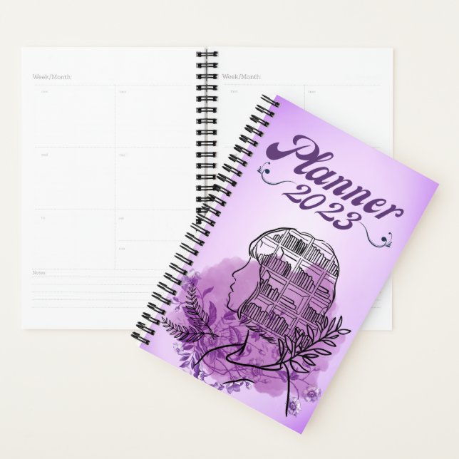 Planner Roxo Simples (Devant avec enveloppe)