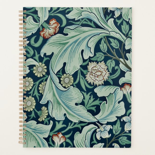 PLANNER : WILLIAM MORRIS : MODÈLE FLORAL (Devant)