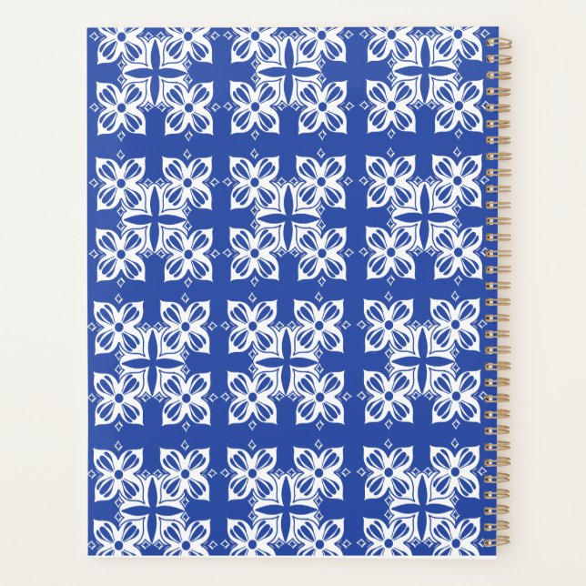 Planneur classique à motif bleu (Dos)