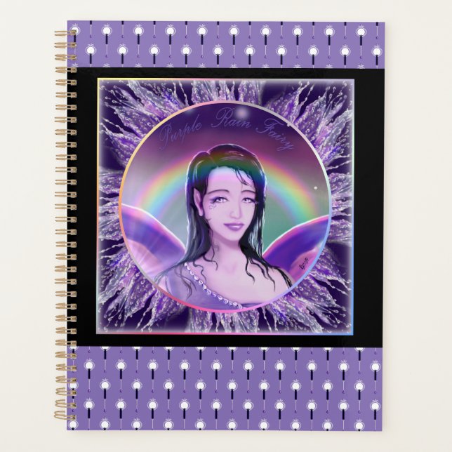 Planneur de fée de pluie violette (Devant)