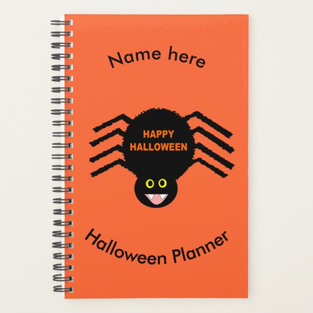 Planneur Halloween Black Spdier personnalisé (Devant)