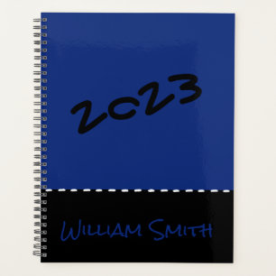 Planneur noir bleu