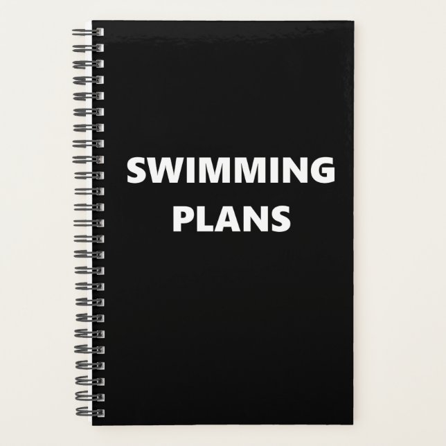 Planneur Sports Thème Plans de natation (Devant)