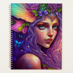 Plannière d'art Imaginaire Fée colorée