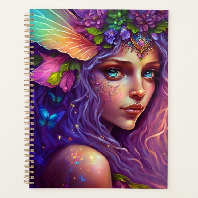 Plannière d'art Imaginaire Fée colorée (Devant)