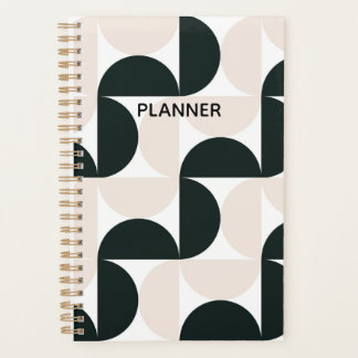 PLANNificateur À DESIGN GÉOMÉTRIQUE MODERNE  