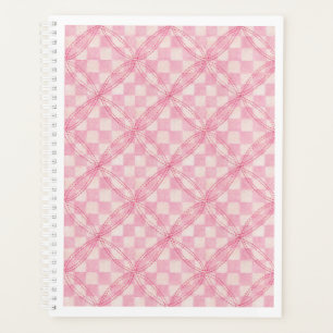 PLANNificateur CALENDRIER "PINK CHECK QUILT" 8,5x1