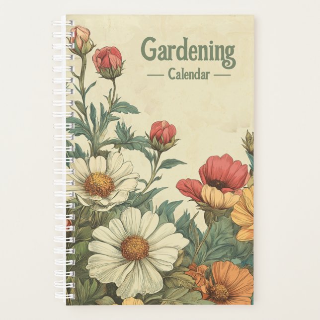 Planning de jardin avec fleurs de camomille (Devant)