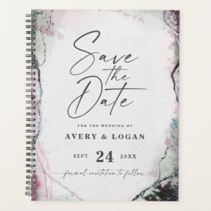 Plans de Mariage Abstrait Ethereal Mauve Lilac Pur