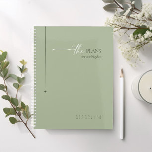 Plans de Mariage Simply Chic Sage Green ID1046