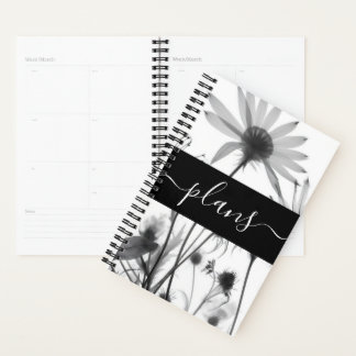 Plans Mariages de Fleurs X-Ray Noir & Blanc
