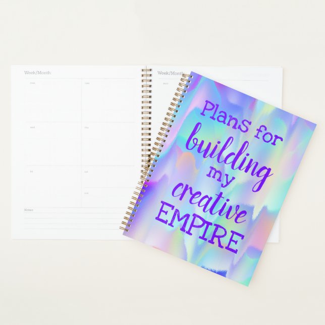 Plans pour construire mon planificateur Creative E (Devant avec enveloppe)